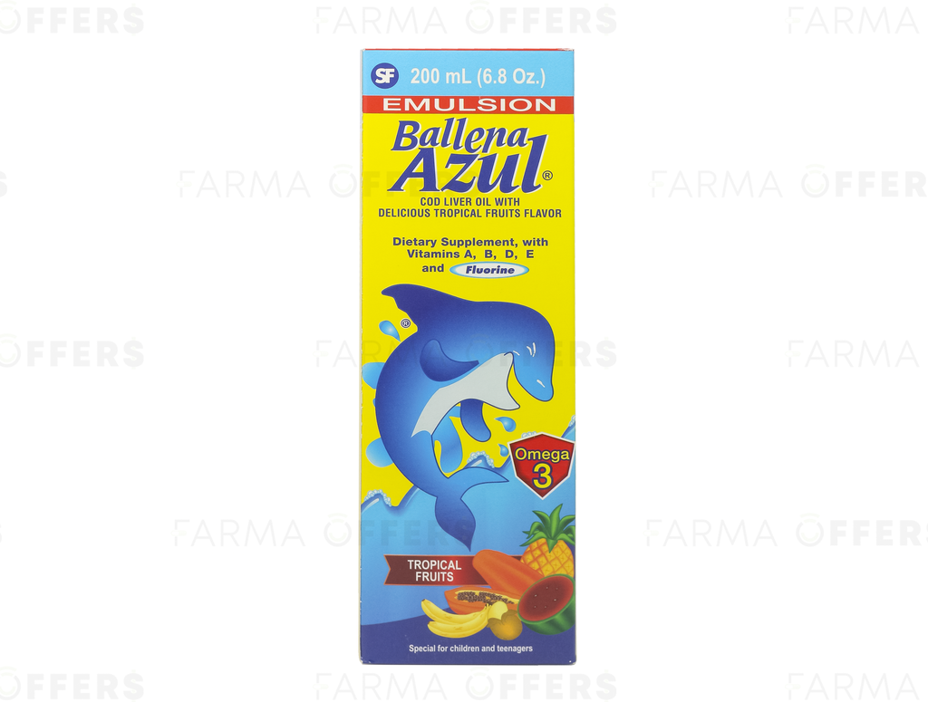 EMULSION BALLENA AZUL FRUTAS 200ML