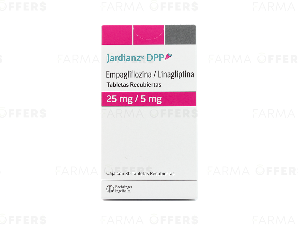 JARDIANZ DPP TABL RECUBIE 25mg/5, 1 de 30 