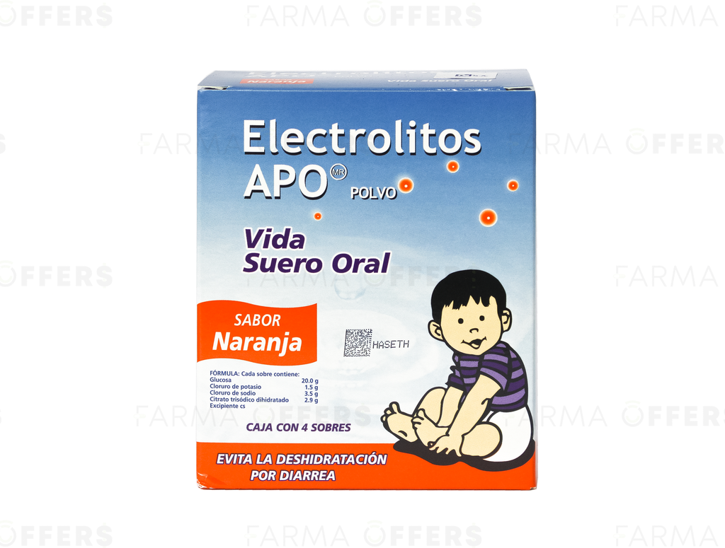 APO-ELECTROLITOS NARANJA 1 DE 4 