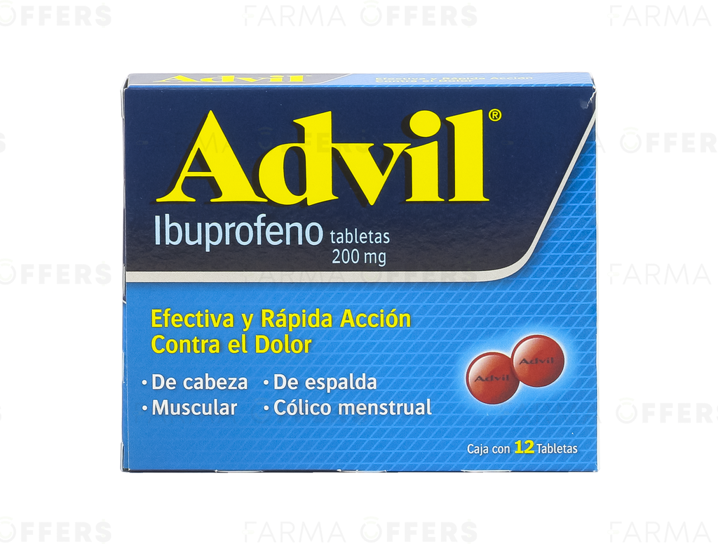 ADVIL GRAG 200MG, 1 de 12CAPS