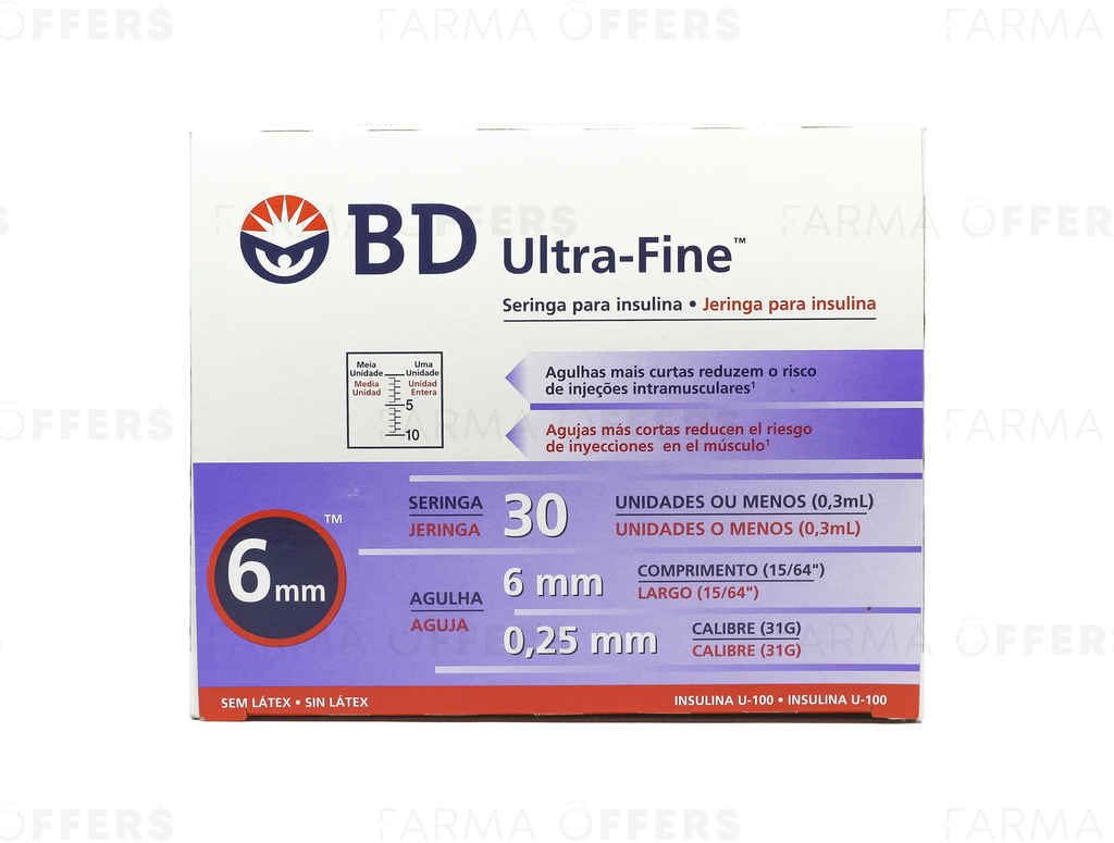 AGUJA BD 0.3ML 31G 6MM X 100