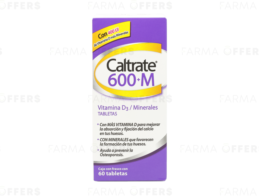CALTRATE D+M TABL x 60