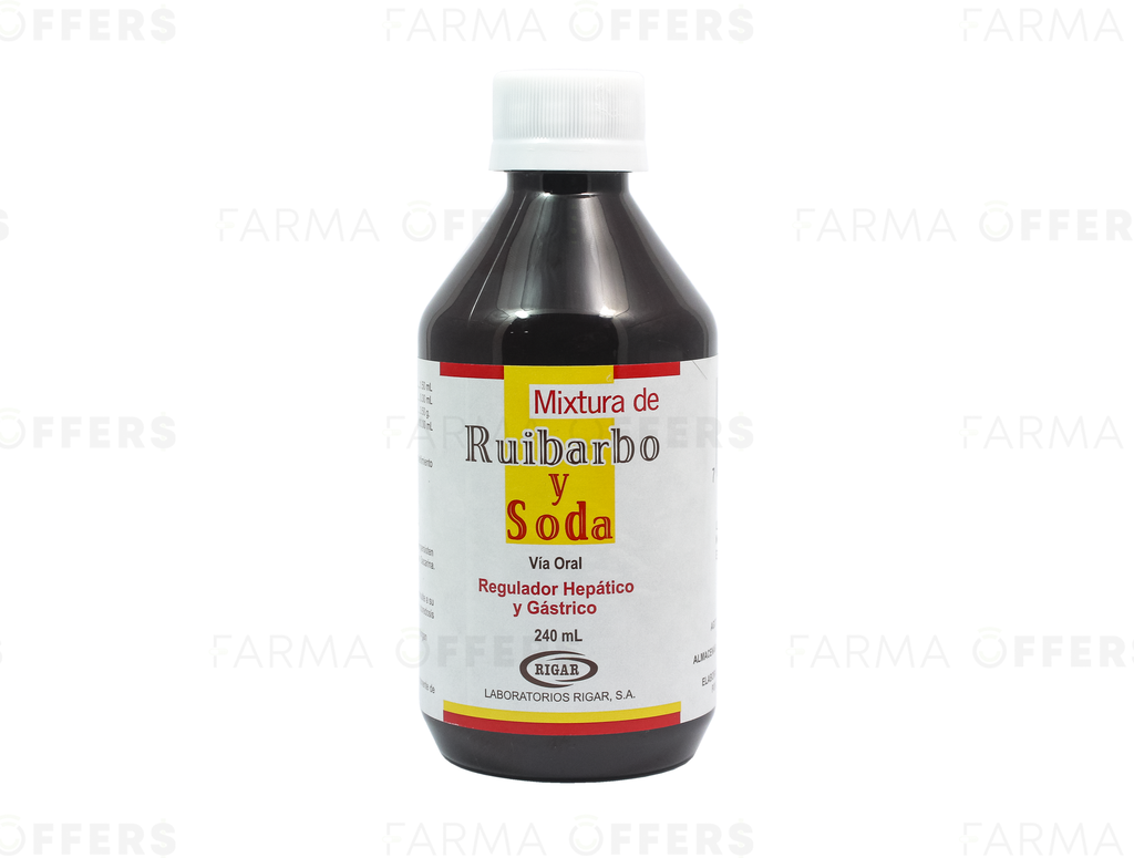 MIXTURA RUIBARBO/SODA SOLN ORAL 240ML x 1