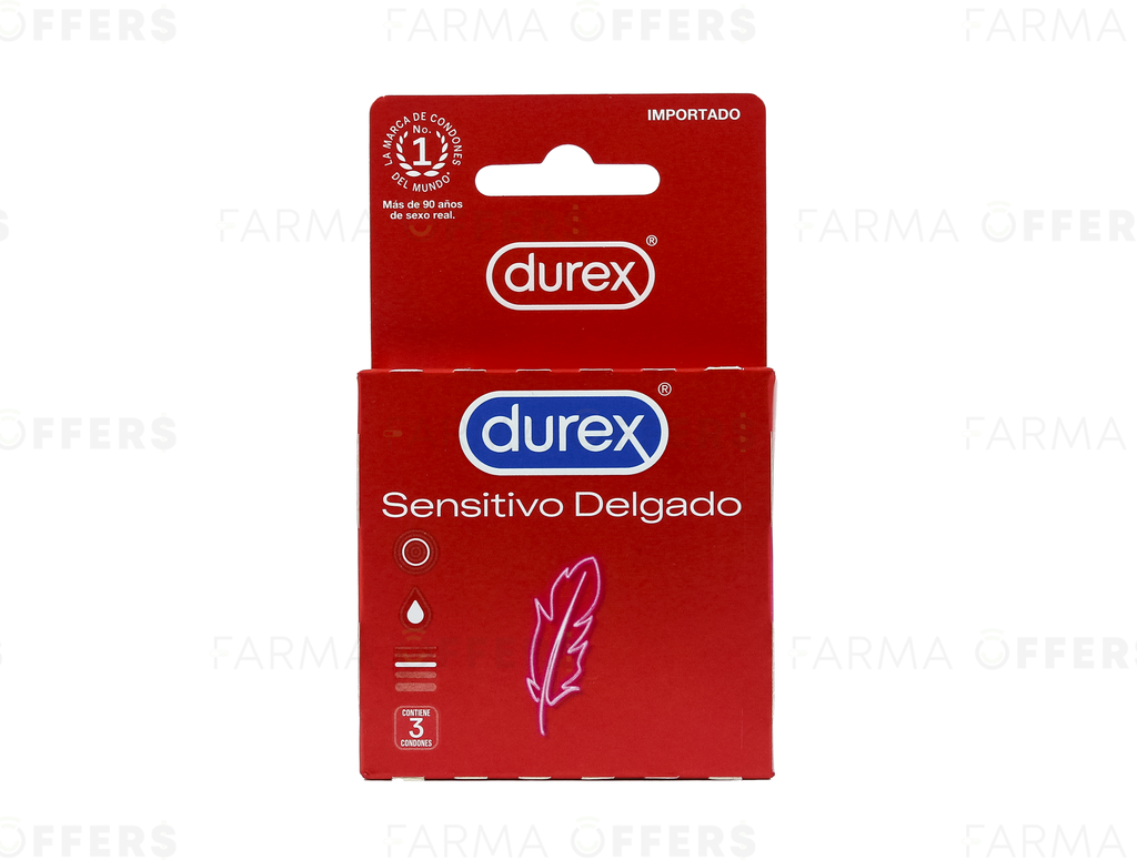 DUREX SENSITIVO DELGADO X 1