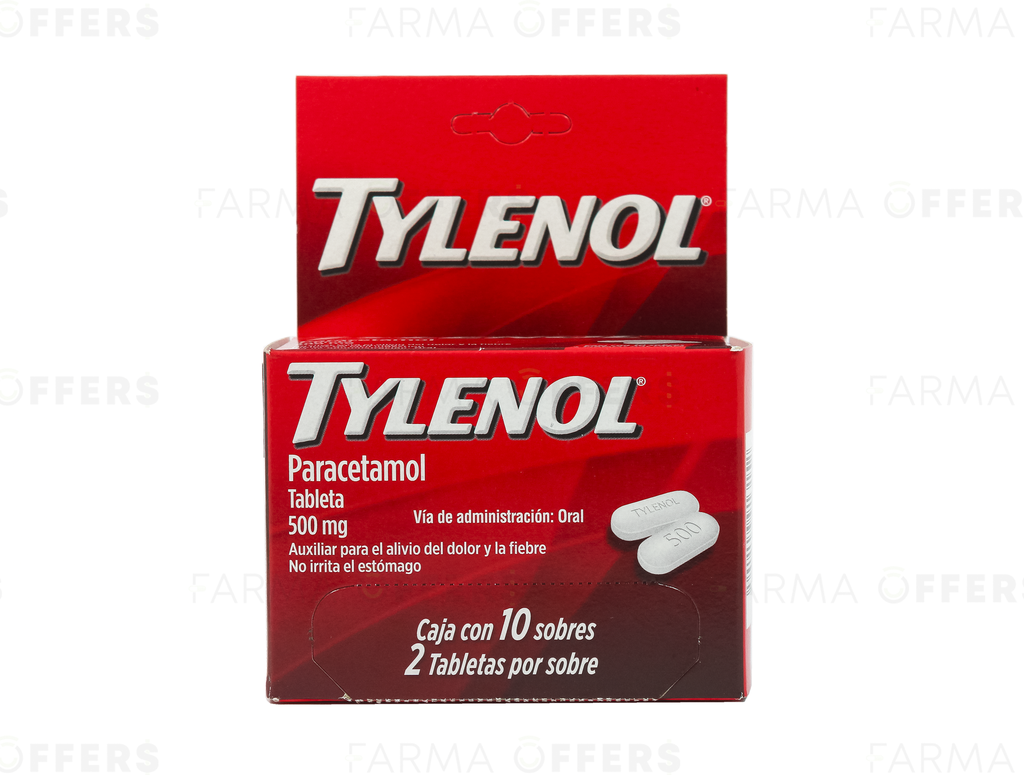 TYLENOL EXTRA FUERTE X 10 SOB.