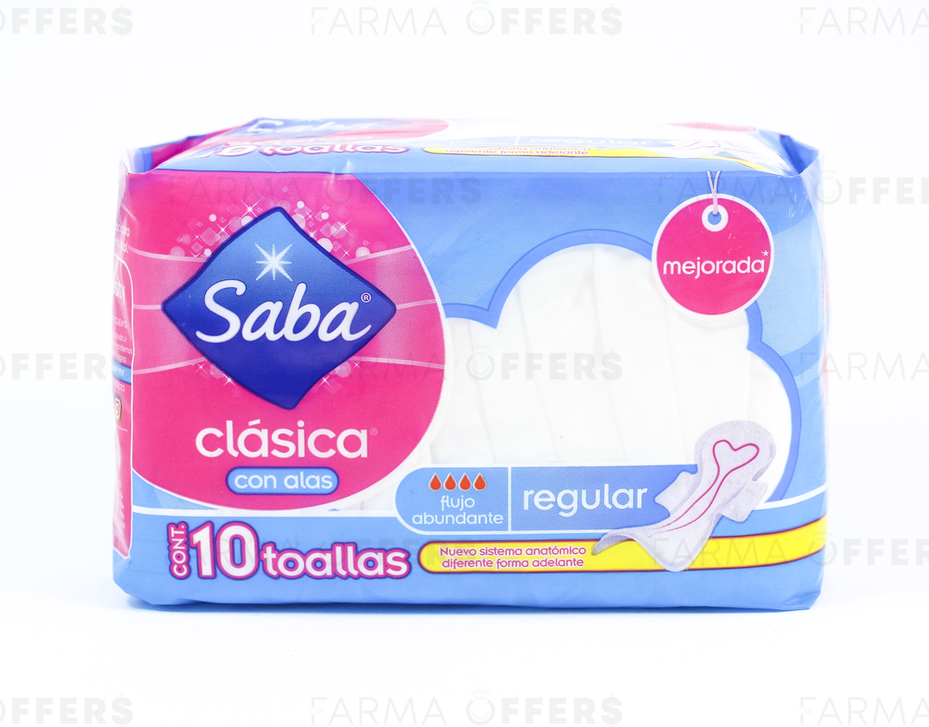SABA CLASICA CON ALAS 24 X 10 | Farmaoffers