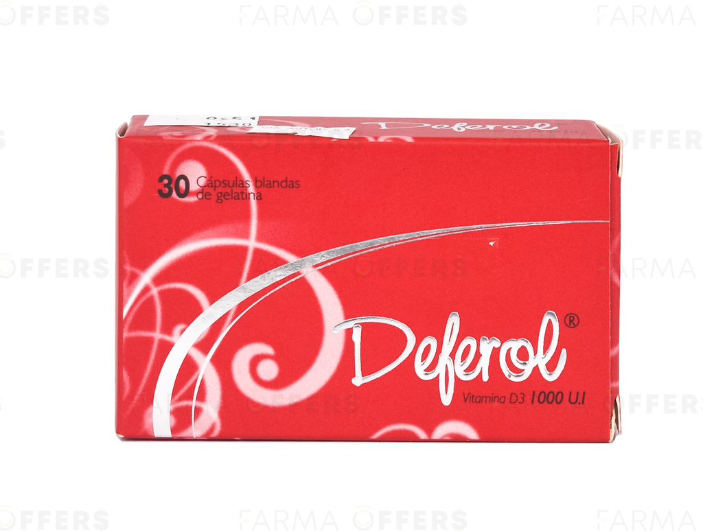 DEFEROL CAPS GELAT. 1000IU, 1 de 30