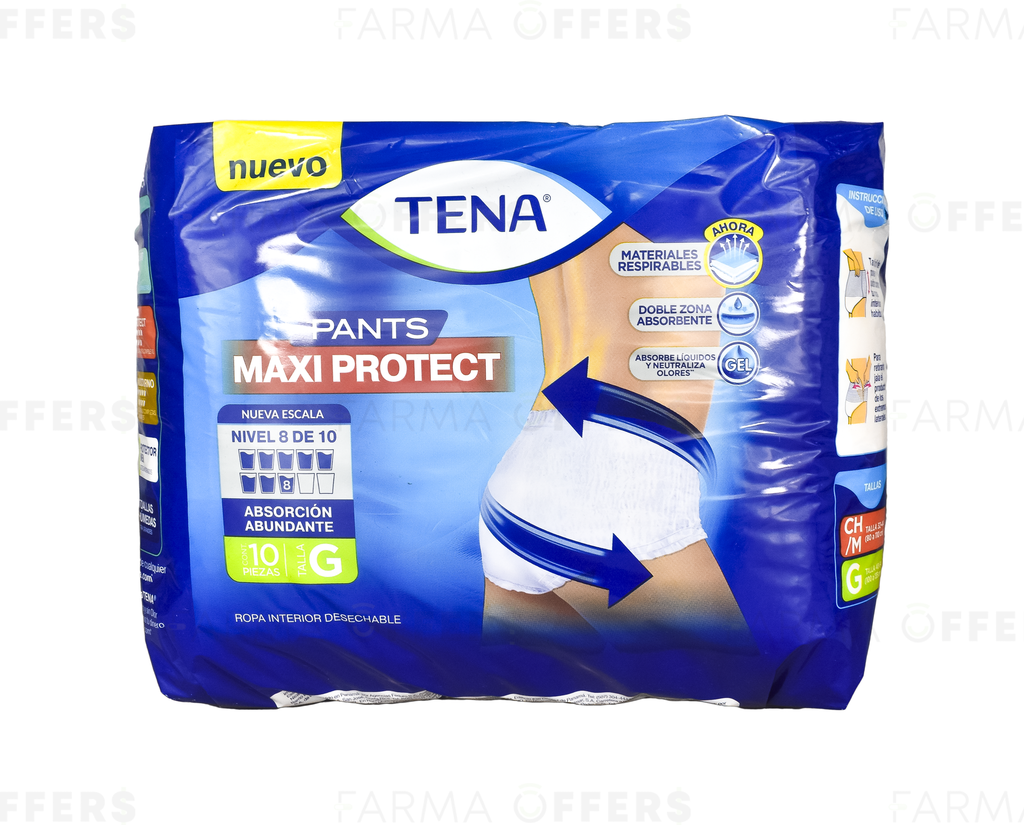 TENA PANTS GRANDE X 10