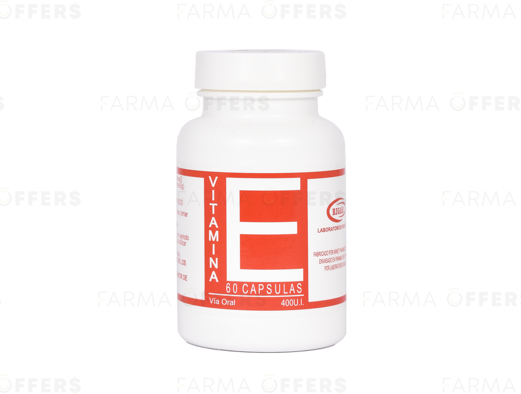 RIG-VITAMINA E CAPS 400MG x 60