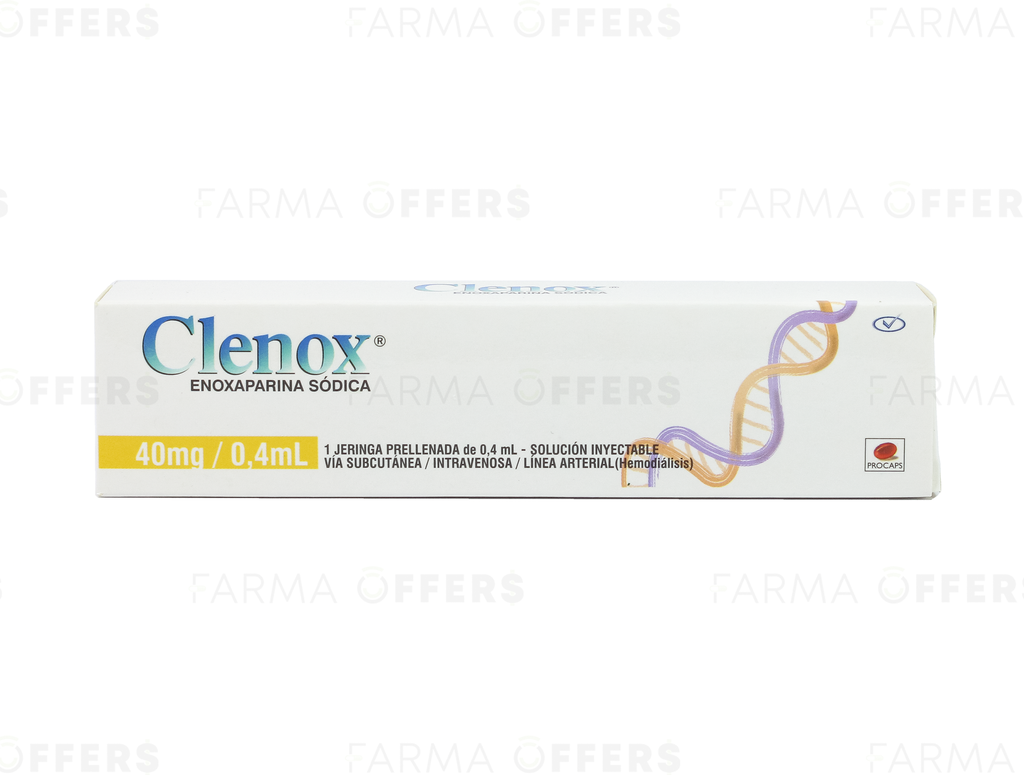 CLENOX JER.PRELLENA 40mg 0.4ML x 2