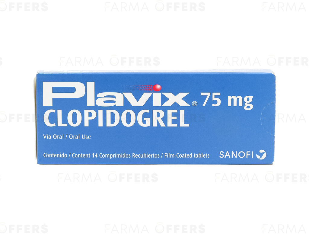 PLAVIX TABL REVEST. 75mg, 1 de 14