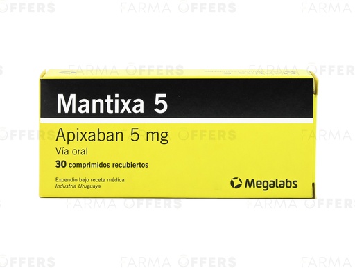 MANTIXA TABL RECUBIE 5.00MG, 1 de 30