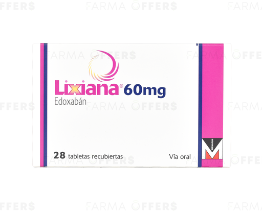 LIXIANA TABL RECUBIE 60mg, 1 de 28
