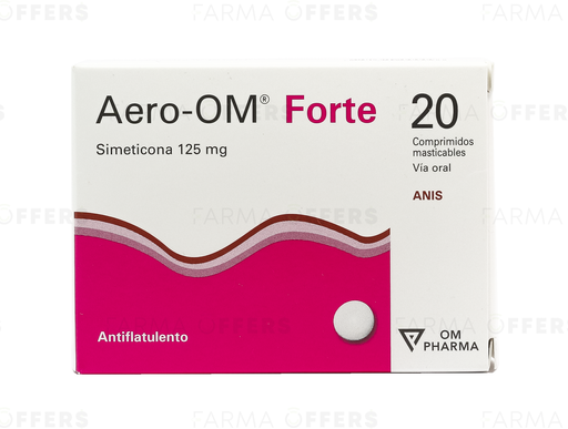 AERO-OM TABL MAST 125MG, 1 de 20