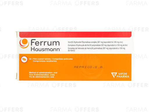 FERRUM HAUSMANN TABL MAST 100MG, 1 de 30