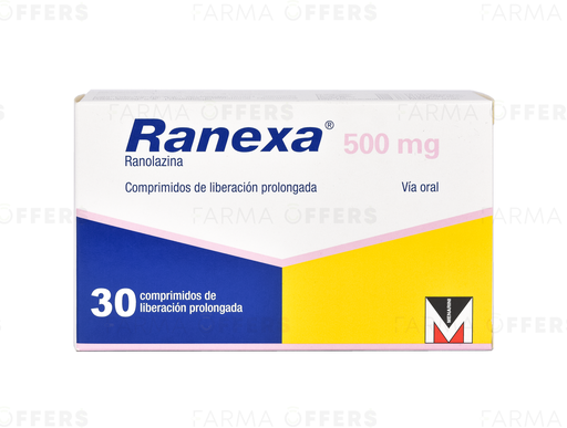 RANEXA GRAG RECUBIE 500MG, 1 de 30