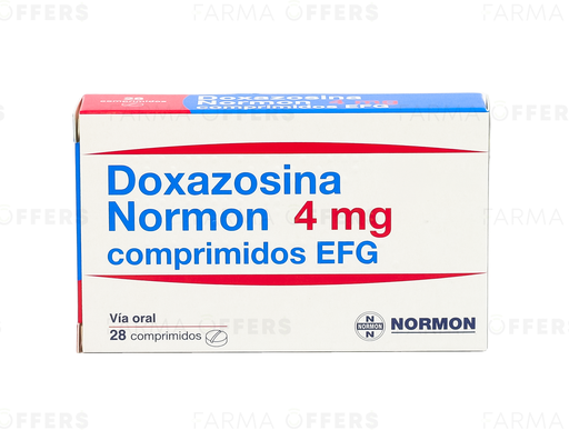 DOXAZOCINA-NRM EFG TABL 4.00MG, 1 de 28