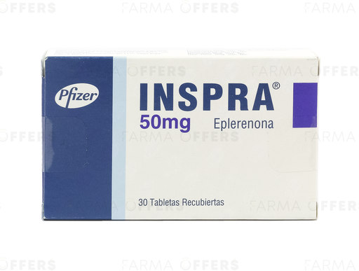 INSPRA TABL RECUBIE 50mg, 1 de 30
