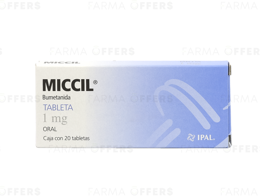 MICCIL TABL 1.00MG, 1 de 20