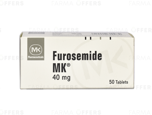 FUROSEMIDA MK TABL 40mg, 1 de 50
