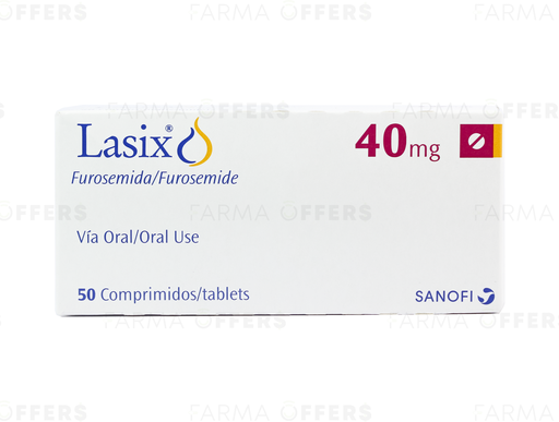 LASIX TABL 40mg, 1 de 50