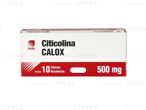 CITICOLINA TABL 500MG, 1 de 10