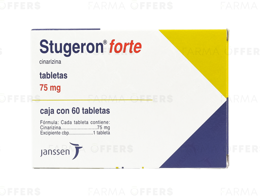 STUGERON CAPS 75mg, 1 de 60 FORT