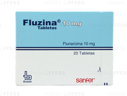 FLUZINA TABL 10mg, 1 de 20