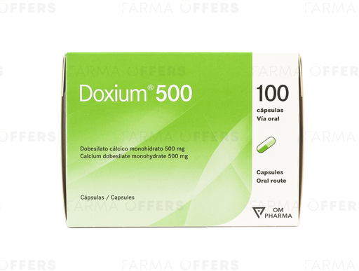 DOXIUM CAPS 500MG, 1 de 100
