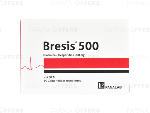 BRESIS 500 TA REC 50MG/ 500MG, 1 de 30