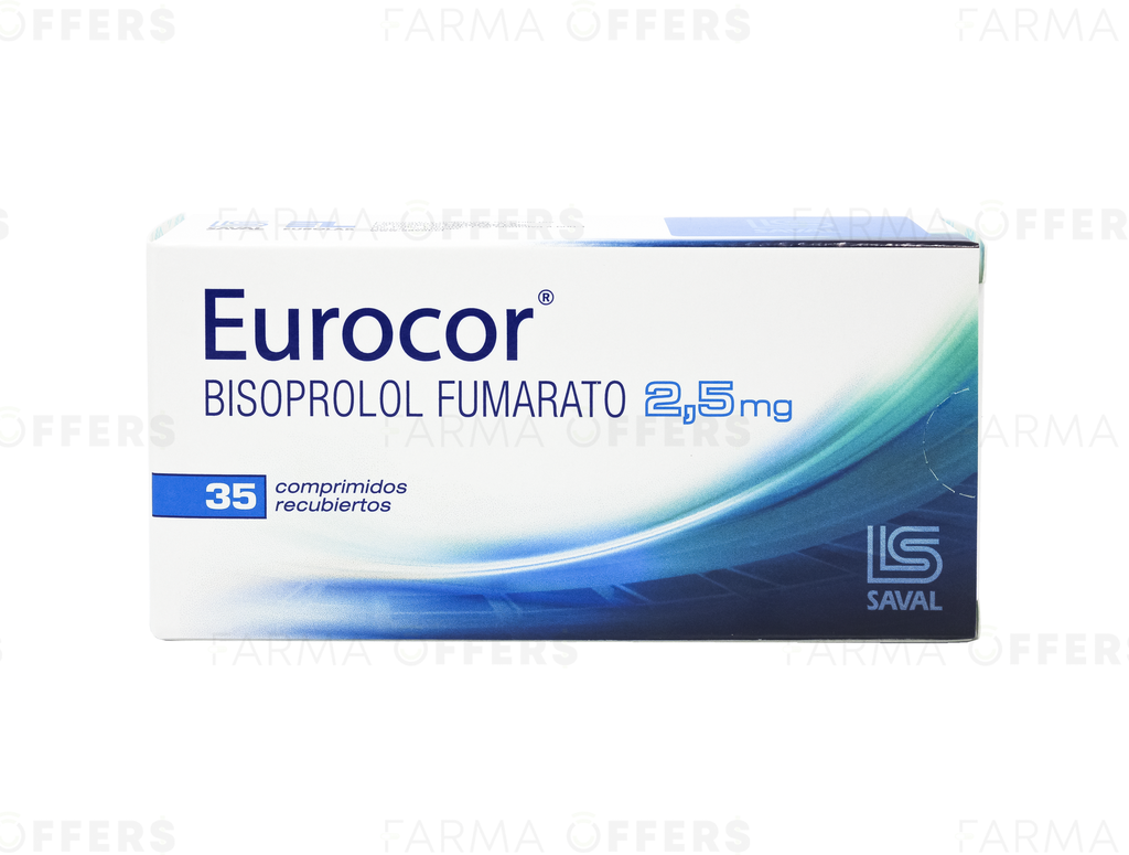 EUROCOR TABL RECUBIE 2.50MG, 1 de 35 | Farmaoffers