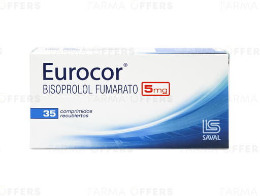 EUROCOR TABL RECUBIE 5.00MG, 1 de 35