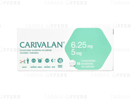 CARIVALAN COM REC PELI 6.25MG/5,1 de 56