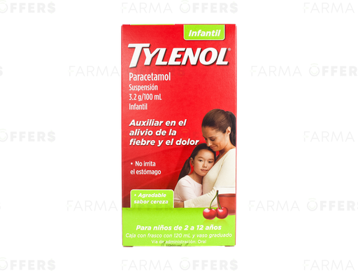 TYLENOL SUSP. INF. 120ML CEREZA X 1