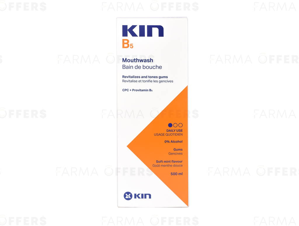 KIN B5 ENJUAGUE BUC 500ML x 1 | Farmaoffers