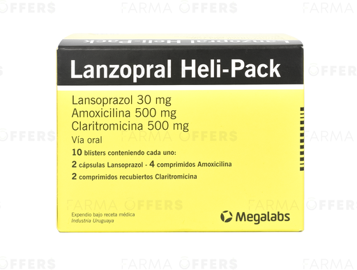 LANZOPRAL K10BLX8HELIP x 100