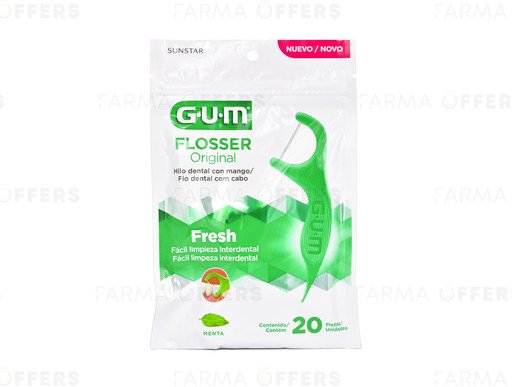 GUM FLOSSER MINT X 20
