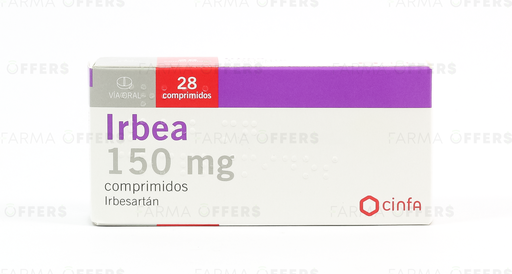 IRBEA  TABL 150MG, 1 de 28