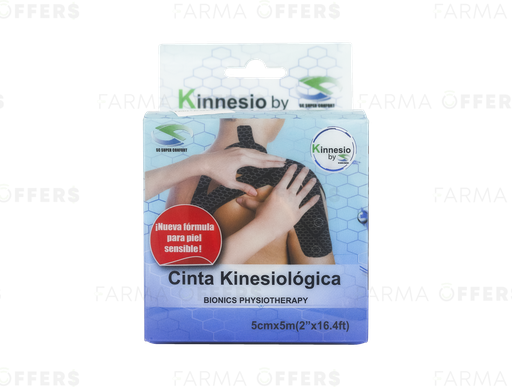 CINTA KINESIOLOGICA CELESTE