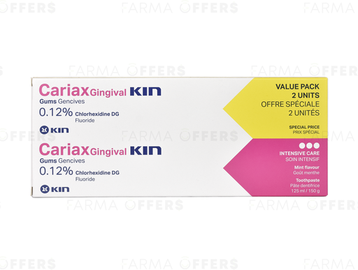 CARIAX GINGIVAL  PASTA DENTAL 2-PACK X 125ML
