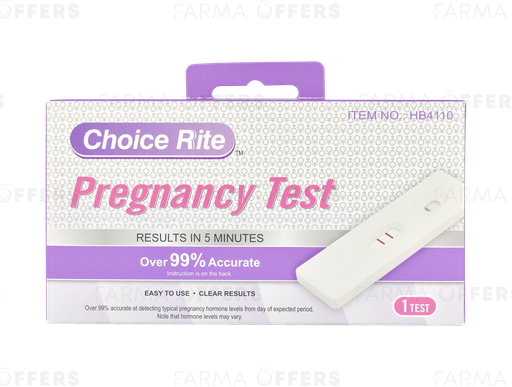 CHOICE RITE PRUEBA DE EMBARAZO