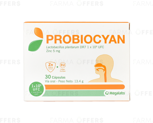 PROBIOCVAN 50MG, 1 de 30 CAPS