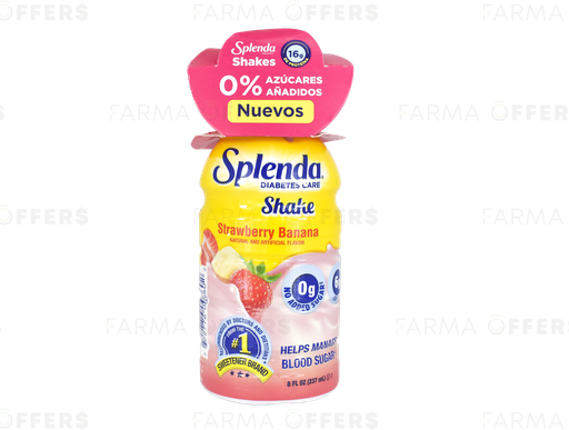 SPLENDA SHAKES FRESA-BANANA