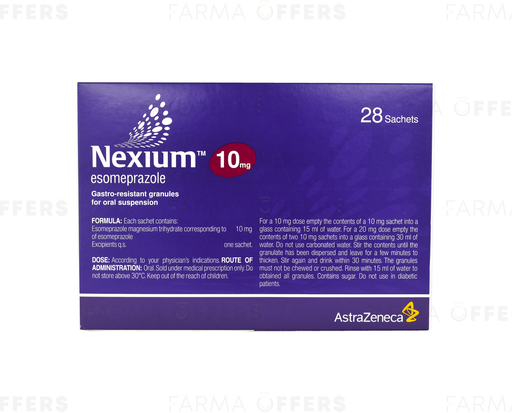 NEXIUM GRAN.SOL.SOB 10mg, 1 de 28