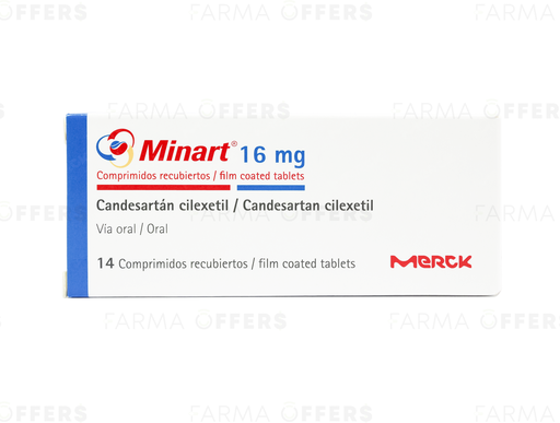 MINART TABL 16mg, 1 de 14