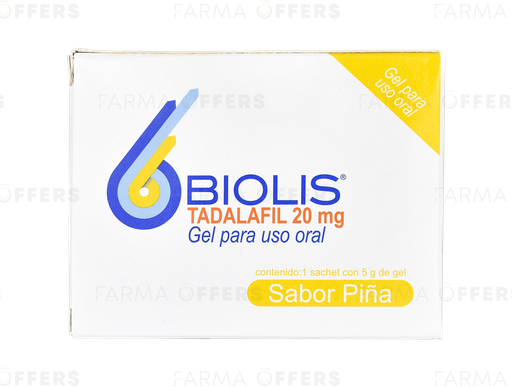 BIOLIS 20MG TADALAFILO