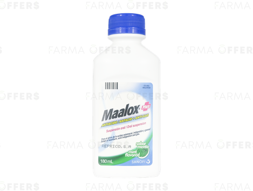 MAALOX PLUS SUSP MENTA 180ML 6 oz X 1