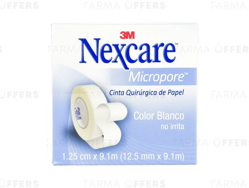 NEXCARE MICROPORE BLANCO 1.25CM