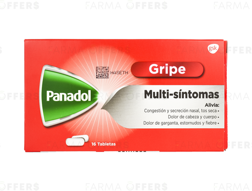 PANADOL MULTISINTOMAS X 16 TAB
