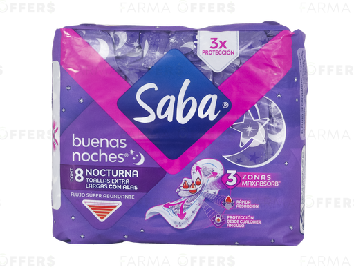 SABA BUENAS NOCHES X 8